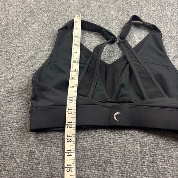 ZYIA Active Women’s Black Mesh Adjustable Sports Bra Medium to High Impact Large - Picture 6 of 7